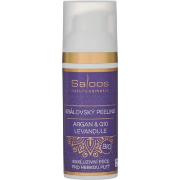 Saloos Bio královský peeling Argan&Q10 Levandule 50 ml