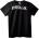 NOONEBRAND Тениска Gymshark Лого Черна - 2XL, Black