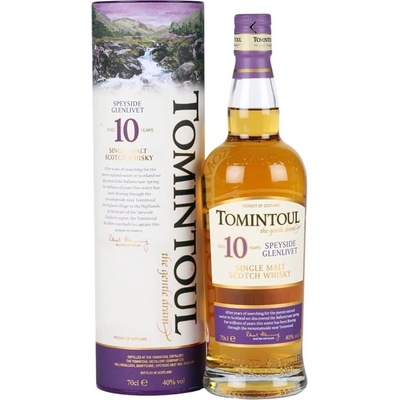 Tomintoul Aged 10y 40% 0,7 l (karton)
