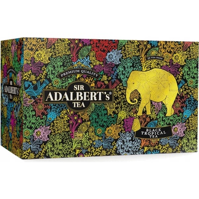 Sir Adalbert's tea Black Tropical Tea porciovaný čaj 25 ks