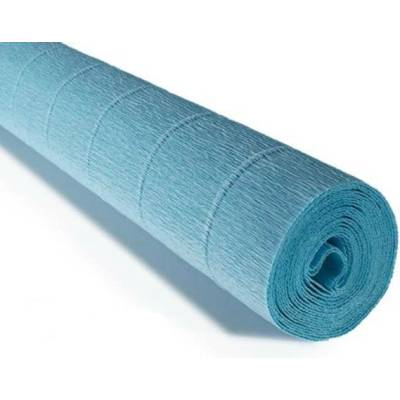 Italský krepový papír Cartotecnica Rossi 180g (50 x 250cm) - modrá obloha 556