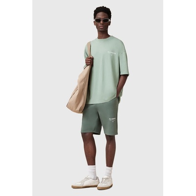AllSaints уголемена тениска мъжка от памук (M071PB)