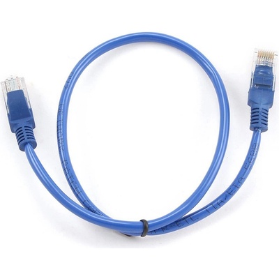 Gembird PP12-0.5M/B Eth Patch cat5e UTP, 0,5m, modrý