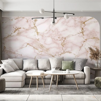 Image 1 of Art gift Фототапет - Нежен розов мрамор