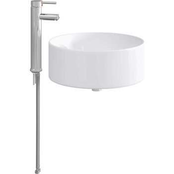 vidaXL Мивка за баня Хром 40, 5 x 40, 5 x 15, 5 см Метал (890240)