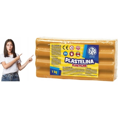 Astra Plastelína 1kg Oranžová