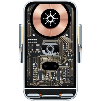 Xmart Автомобилна стойка за смартфон с вграден Wireless Charger Xmart CH2024T (22097)