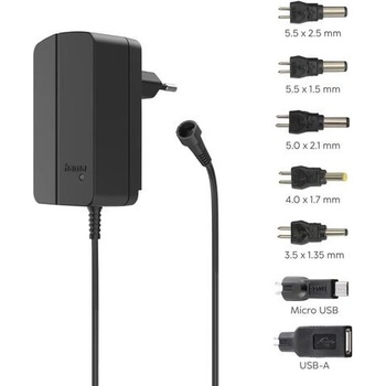 Hama Универсално захранване, регулируемо, 2250mA, 27W, max. 12V, 7 адаптера (HAMA-223617)