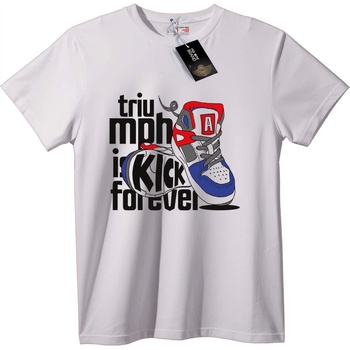 NOONEBRAND Тениска Триумф на Маратонката - 2XL, White