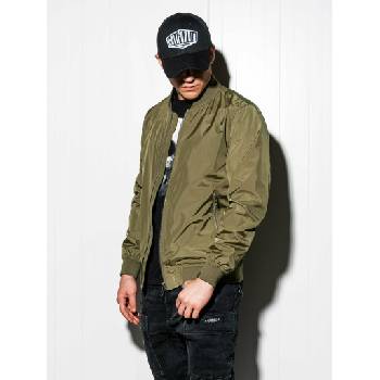 Ombre Clothing Мъжко леко яке в цвят каки C439 Ombre Clothing | Zelen | МЪЖЕ | M