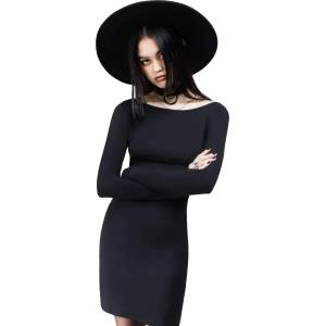 KILLSTAR дамска рокля KILLSTAR - Ligeia - Черна - KSRA012870