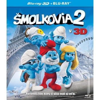 Filmové BLU RAY BONTONFILM A.S. Šmoulové 2 (3D) 3D steelbook BD