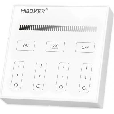 Ovladač Mi-Light B1 panel, nástěnný, 4-zóny, bílý