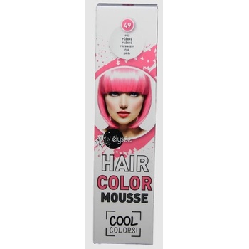 Wats Elysée Color Mousse farebné penové tužidlo farba ružová 49 75 ml