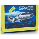 Oxybag Detská textilná peňaženka so šnúrkou na krk Space