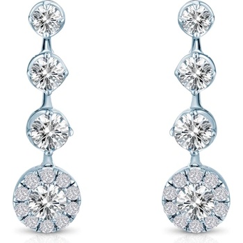 SAVICKI Обеци Eterniàle, сребро, цирконии