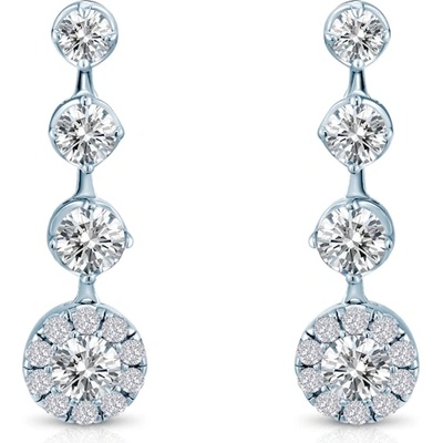 SAVICKI Обеци Eterniàle, сребро, цирконии