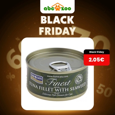 Fish4Cats Finest tuniak s morskými riasami 70 g