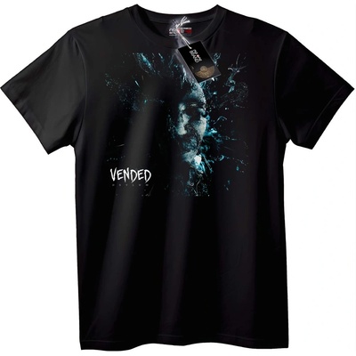 NOONEBRAND Тениска с Изкуство на Vended - XL, Black