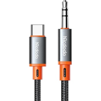 Mcdodo CA-900 USB-C na 3,5 mm AUX mini jack, 1,8m, černý