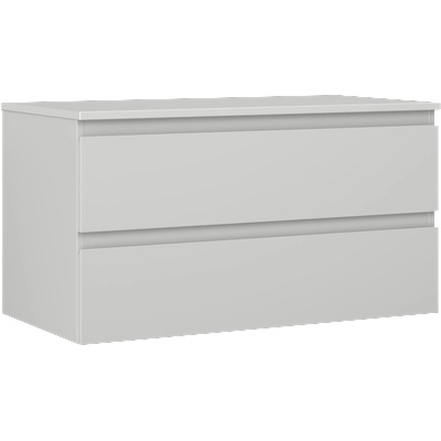 Mexen Orio шкаф за баня под мивка 90 см с плот, 2 чекмеджета, сив мат - 91A10-09047-2-BFFC62 (91A10-09047-2-BFFC62)