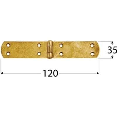 Domax ZF 120 Záves francúzsky 120x35x2,5 mm