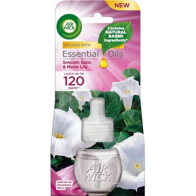 Air Wick Touch of Luxury elektrický osvěžovač jemný Satén náhradní náplň 19 ml