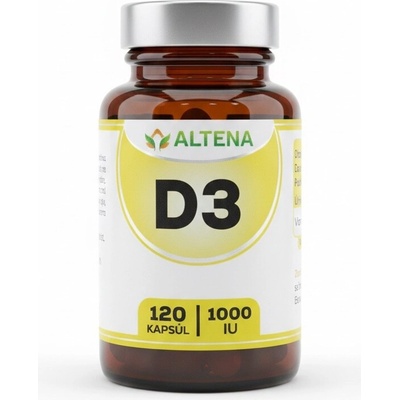 ALTENA Vitamín D3 1000 IU 120 softgél kapsúl