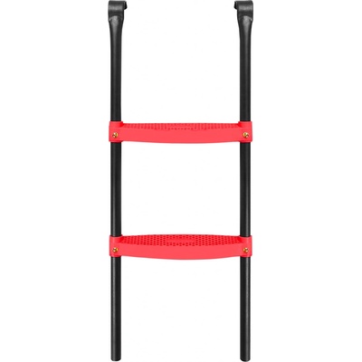 AGA Schodíky na trampolínu 305 - 430 cm Čierny/Červený
