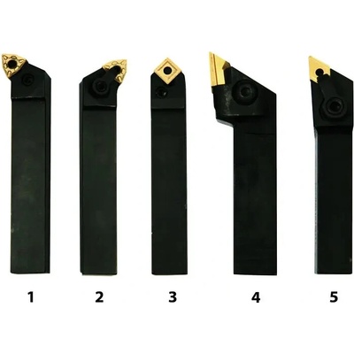 OPTIMUM 3441668 Soustružnické nože HM 16 mm v sadě 5 ks