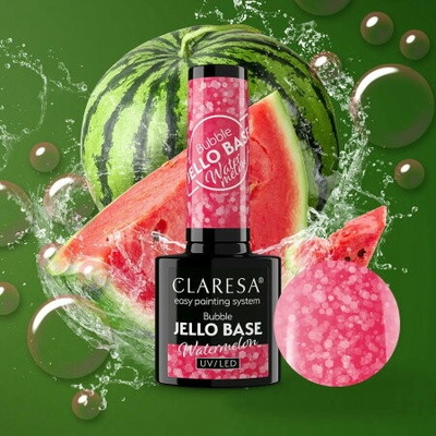 CLARESA Gél lak Rainbow JELLO base Water Melon 5 ml