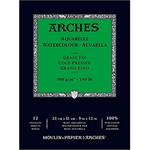 Arches Skicák v lepené vazbě 23 x 31 cm 300g 12 listů