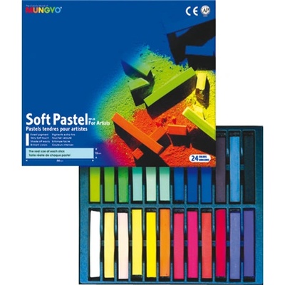 MUNGYO Pastel suchý sada 24 ks