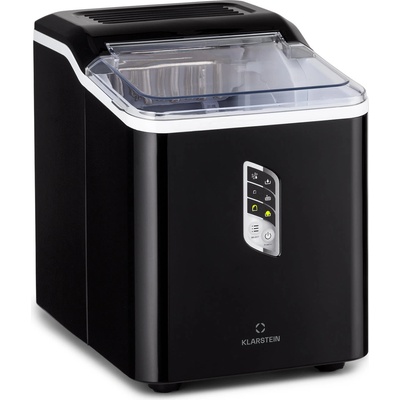 Klarstein Albaron, машина за ледени кубчета, с форма на куршум, 12 kg / 24 h 1, 5 ltr. Дисплей (TK49-Albaron-black) (TK49-Albaron-black)