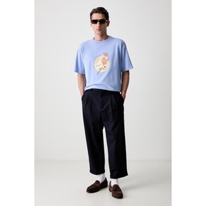 Drôle de Monsieur тениска мъжка от памук Porcelaine (L.TS329.CO248)