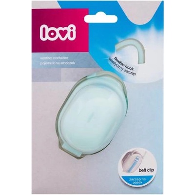 LOVI Soother Container Mint калъф за залъгалка с практична дръжка