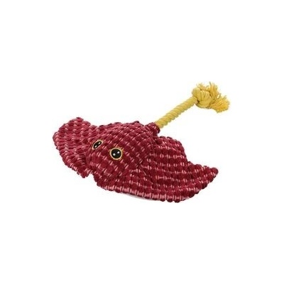 Karlie-Flamingo hračka pro psa rejnok 32,2 x 38 x 6,8 cm pískací látková vínová