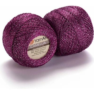 Yarn Art příze Camellia 425 fialovo růžová