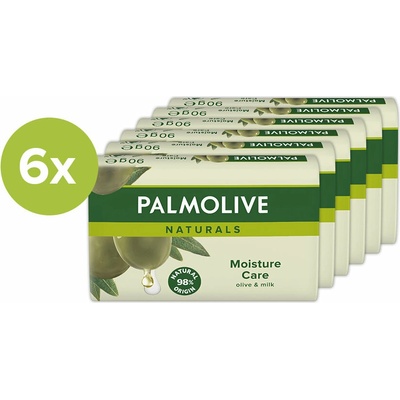 Palmolive Naturals s výťažkami z mlieka a olív 6 x 90 g