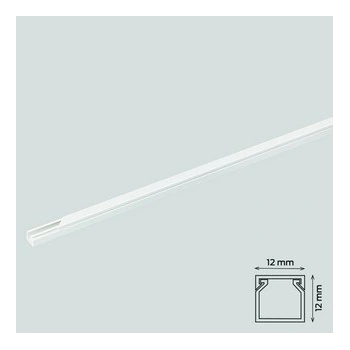 Canalux Žľab 12x12mm biely