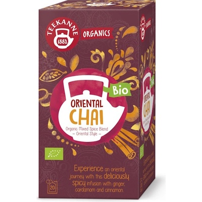 Teekanne ORGANICS BIO ORIENTAL CHAI bylinný čaj s kořením 20 x 1,8 g
