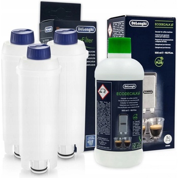 Delonghi DLSC002 3ks + Odvápňovač EcoDecalk 500ml