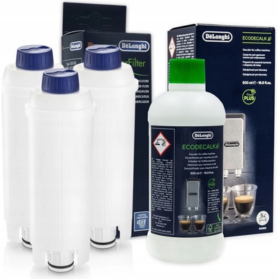 Delonghi DLSC002 3ks + Odvápňovač EcoDecalk 500ml
