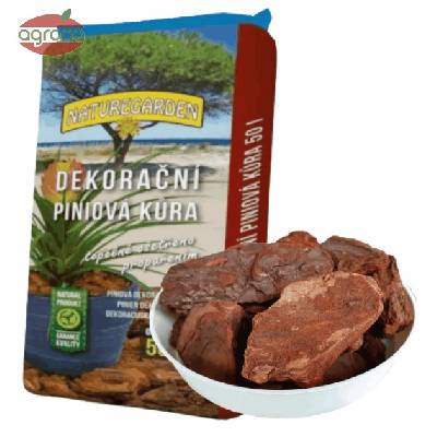 Kôra Píniová 50L 40-60mm Natur G dekoračná,Kera