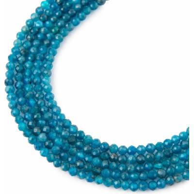 Koráliky z minerálu Apatit AAA 2mm brúsené - 18 cm