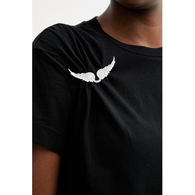 Zadig&Voltaire Памучна тениска zadig&voltaire (jwts02871)