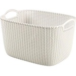 Keter Плетена кошница, размер L, CURVER "Knit", бяла 226379 (226379)