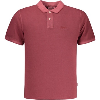 Pepe Jeans Мъжка тениска с яка, къс ръкав pepe jeans, Размер m, Цвят Червено (pm542099newolivergd_ro287)