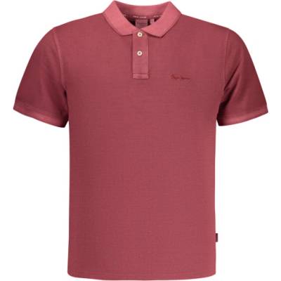 Pepe Jeans Мъжка тениска с яка, къс ръкав pepe jeans, Размер m, Цвят Червено (pm542099newolivergd_ro287)