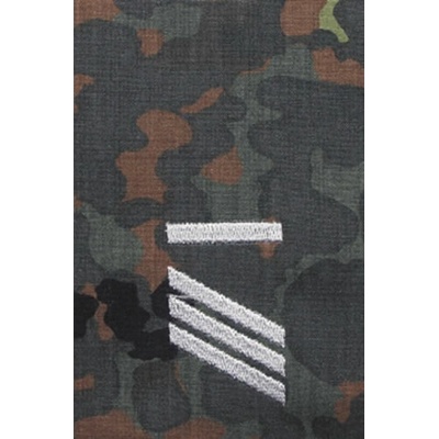 Bundeswehr Výložky BW HAUPTGEFREITER UA FLECKTARN/strieborné vyšitie